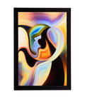 Abstract Image Satin Matt Texture UV Art Painting Kafalo