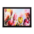 Drops On Flowers Satin Matt Texture UV Art Painting Kafalo