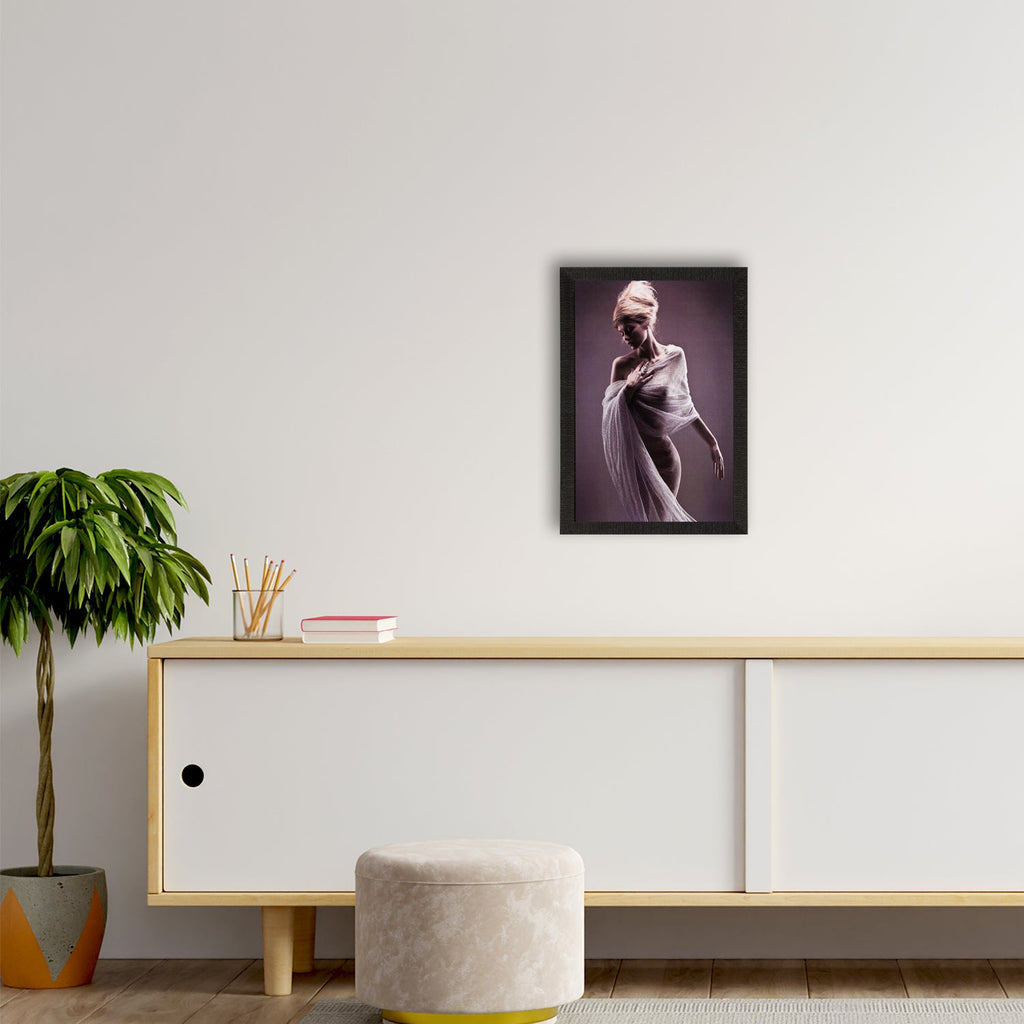 Silent Woman Satin Matt Texture UV Art Painting Kafalo