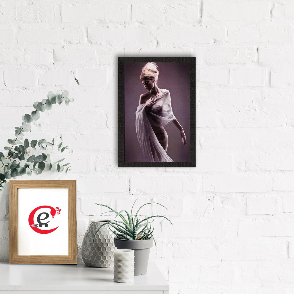 Silent Woman Satin Matt Texture UV Art Painting Kafalo