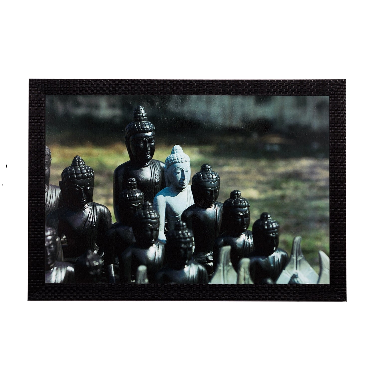 Multiple Lord Buddha Satin Matt Texture UV Art Painting Kafalo