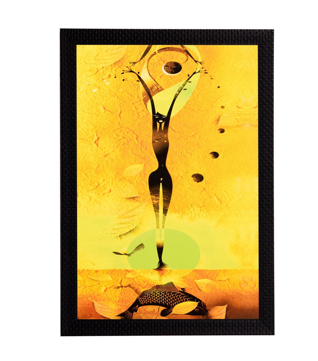 Woman Figurine Satin Matt Texture UV Art Painting Kafalo