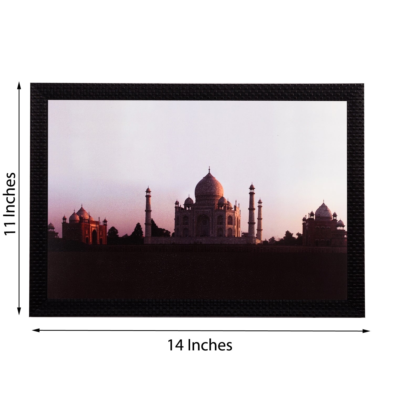 Taj Mahal Satin Matt Texture UV Art Painting Kafalo