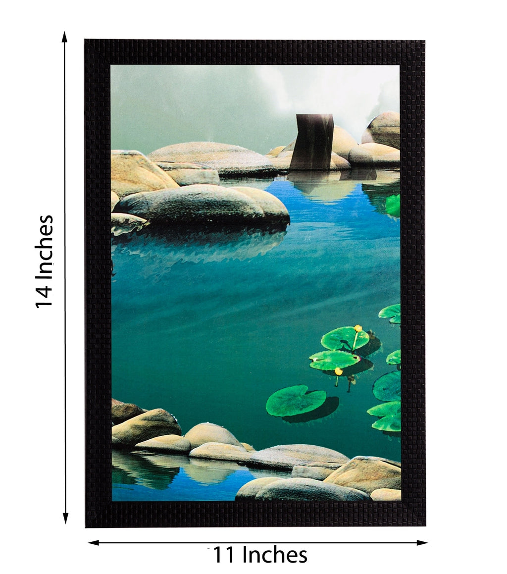 River Bank Satin Matt Texture UV Art Painting Kafalo