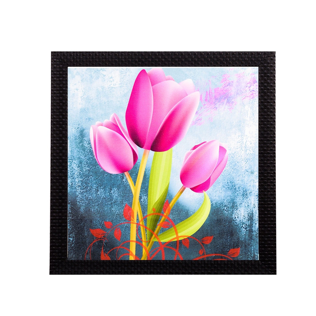 Pink Lilly Satin Matt Texture UV Art Painting Kafalo