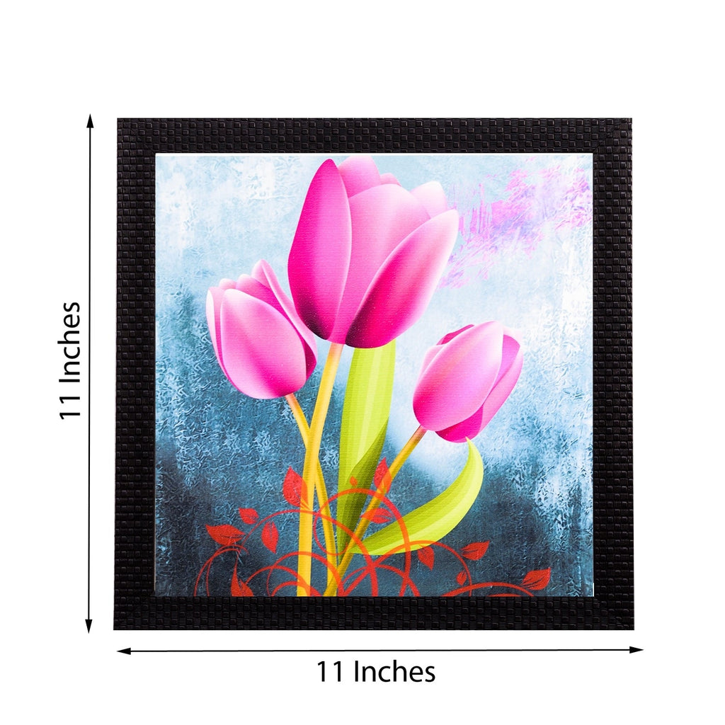 Pink Lilly Satin Matt Texture UV Art Painting Kafalo
