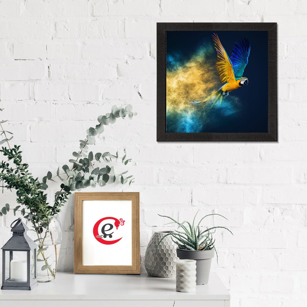Flying Bird Satin Matt Texture UV Art Painting Kafalo