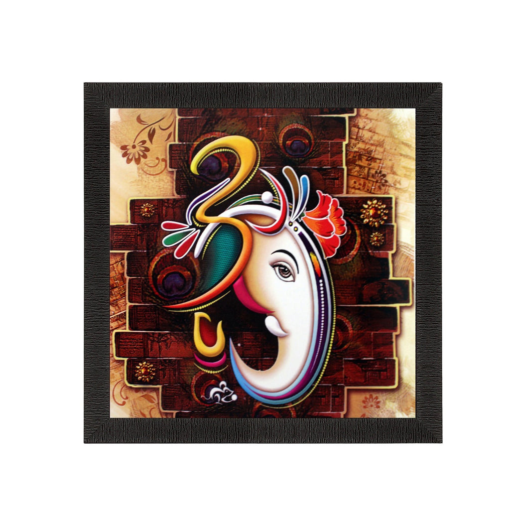 Ganesha Theme Satin Matt Texture UV Art Painting Kafalo