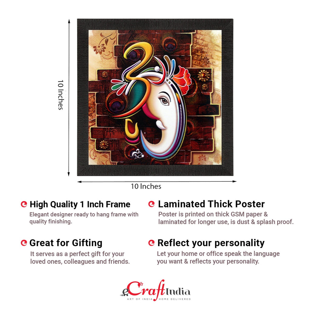 Ganesha Theme Satin Matt Texture UV Art Painting Kafalo