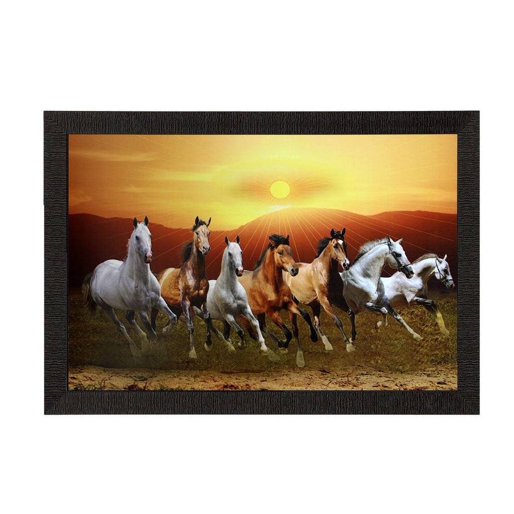 Running Horses Satin Matt Texture UV Art Painting Kafalo