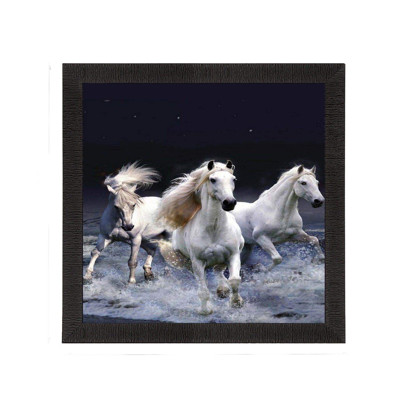 Running Horses Satin Matt Texture UV Art Painting Kafalo
