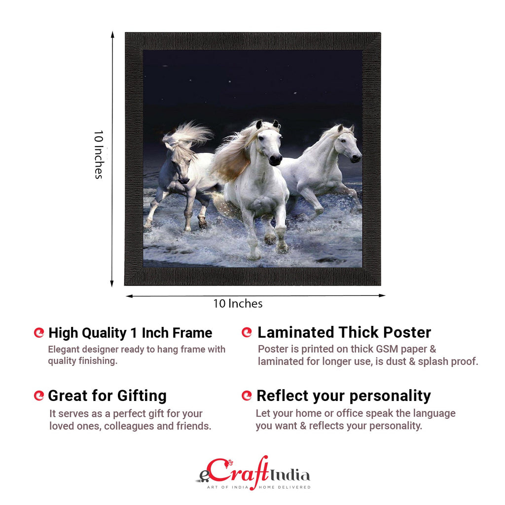 Running Horses Satin Matt Texture UV Art Painting Kafalo