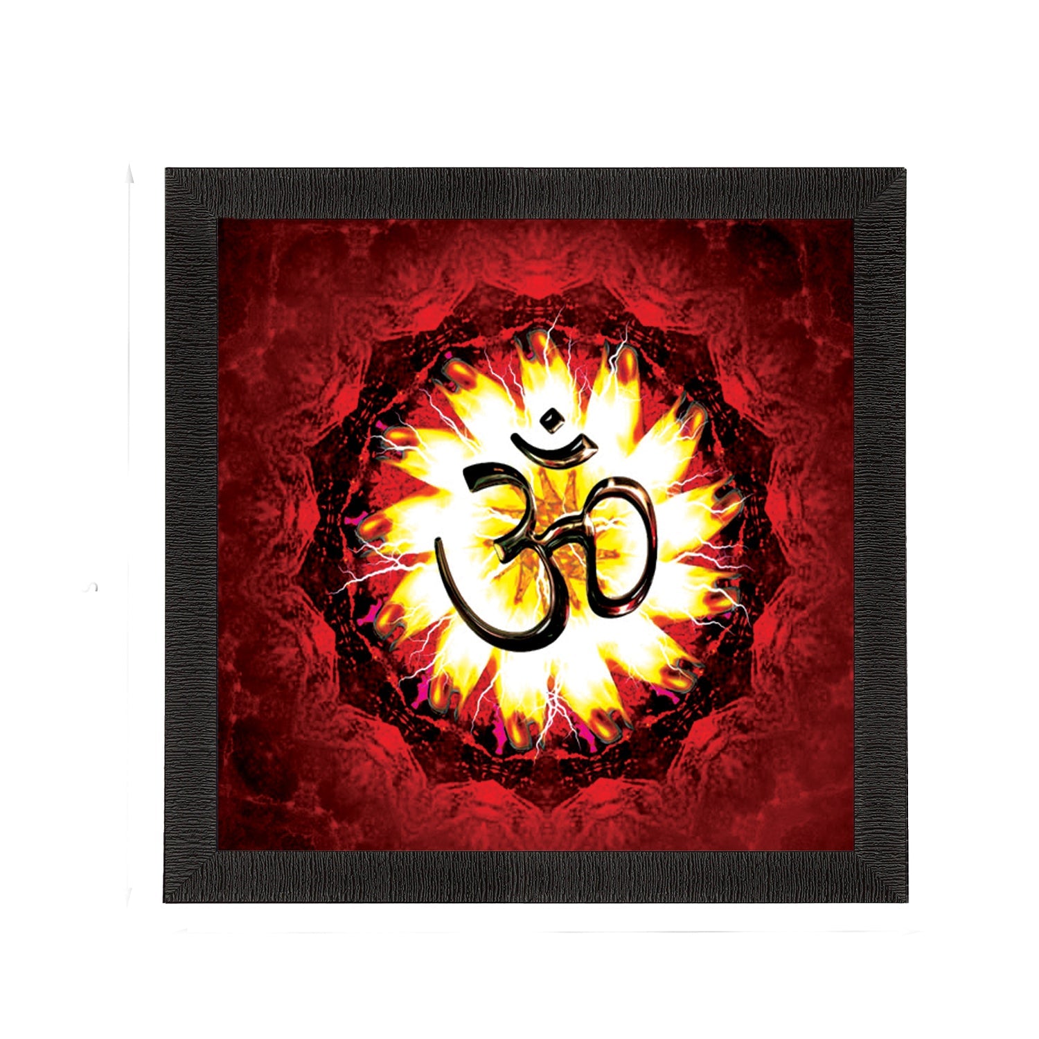 Holy Om Painting Digital Printed Religious Wall Art Kafalo