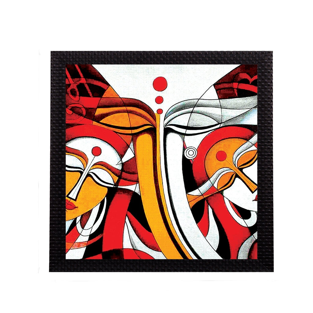 Geometrical Lord Ganesha Satin Matt Texture UV Art Painting Kafalo