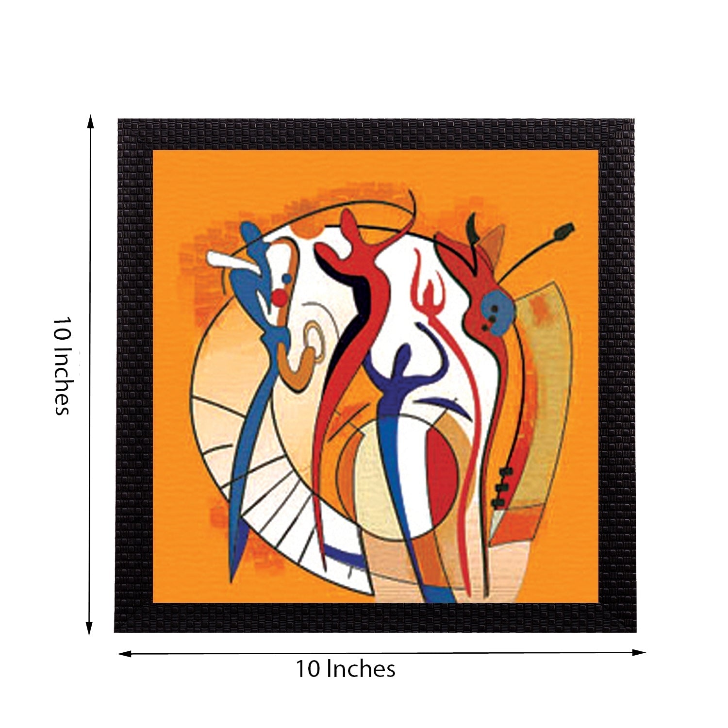 Human Figurine Modern Art Satin Matt Texture UV Art Painting Kafalo