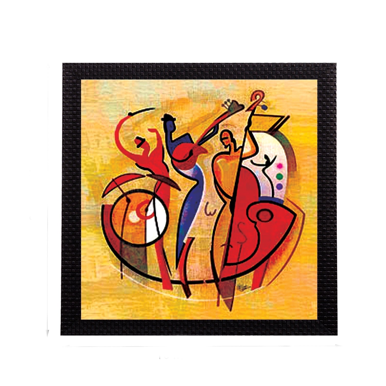 Modern Art With Human Figurine Satin Matt Texture UV Art Painting Kafalo