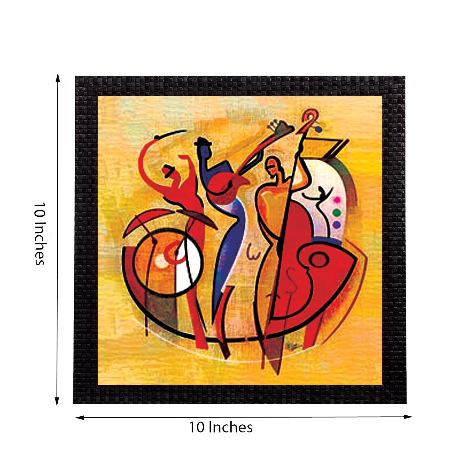 Modern Art With Human Figurine Satin Matt Texture UV Art Painting Kafalo