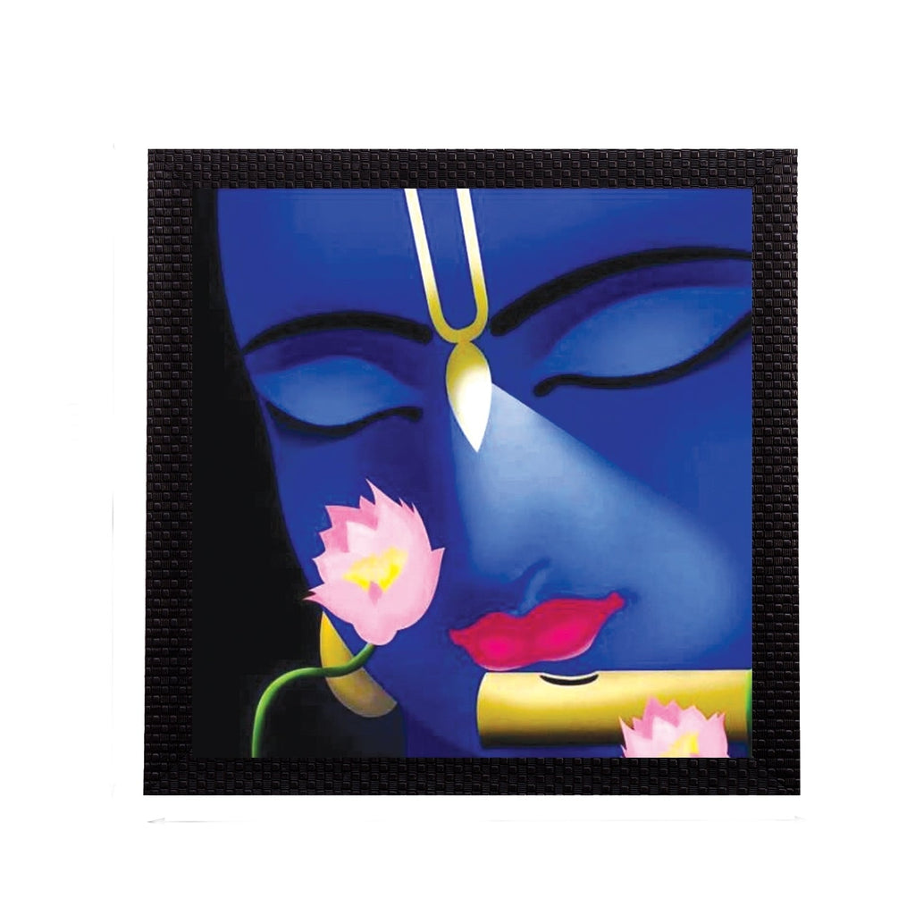 Enlightening Krishna Satin Matt Texture UV Art Painting Kafalo