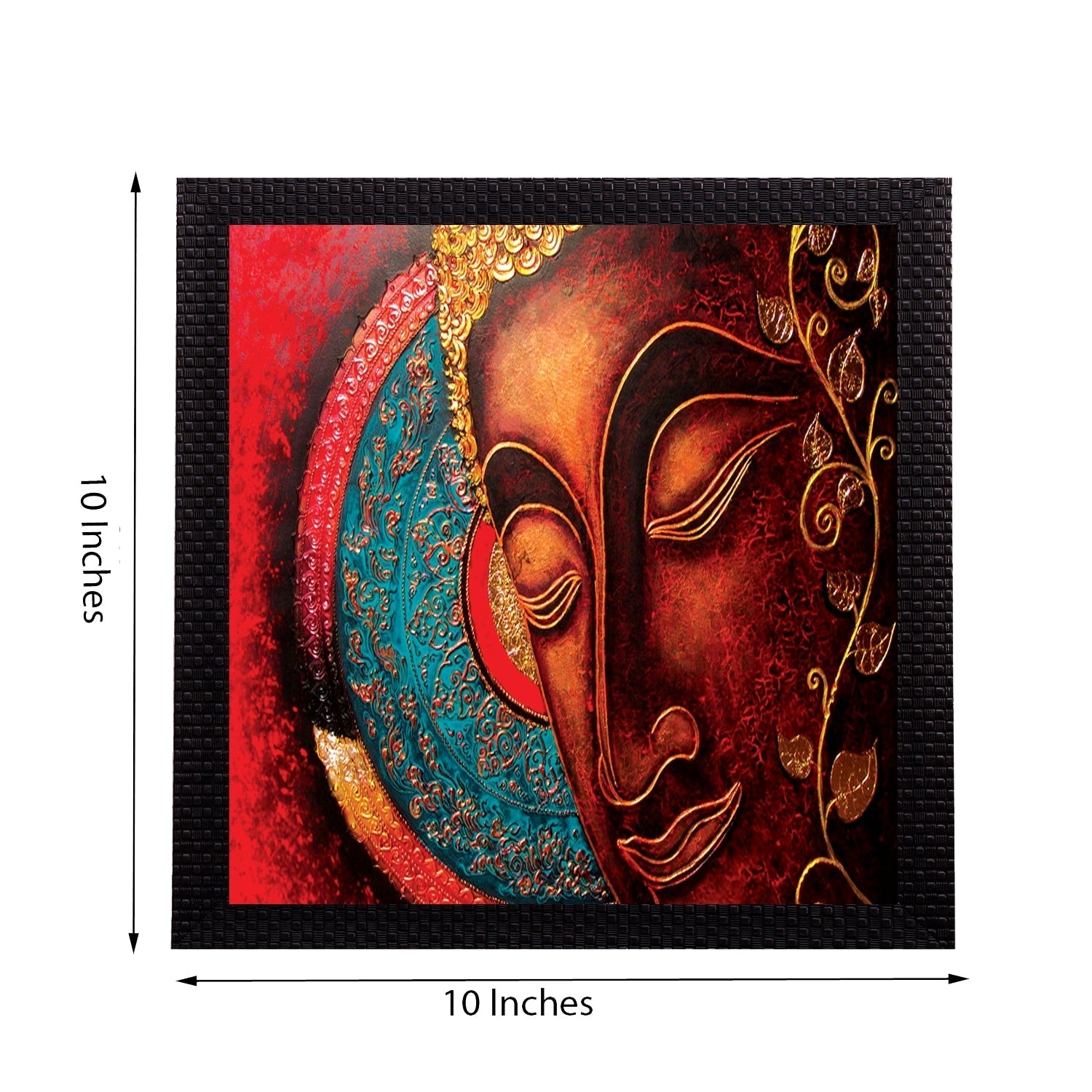 Lord Buddha Satin Matt Texture UV Art Painting Kafalo