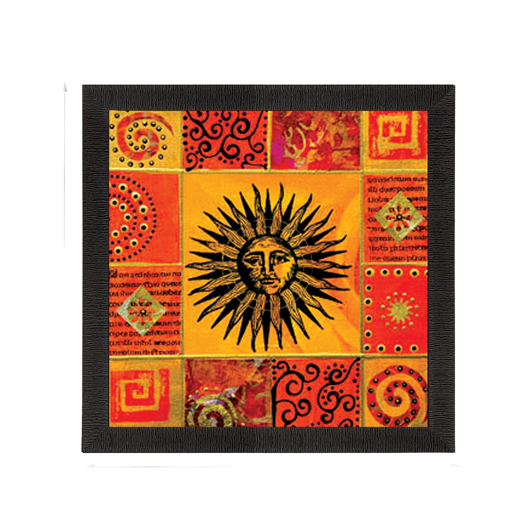 Face Of Sun Satin Matt Texture UV Art Painting Kafalo