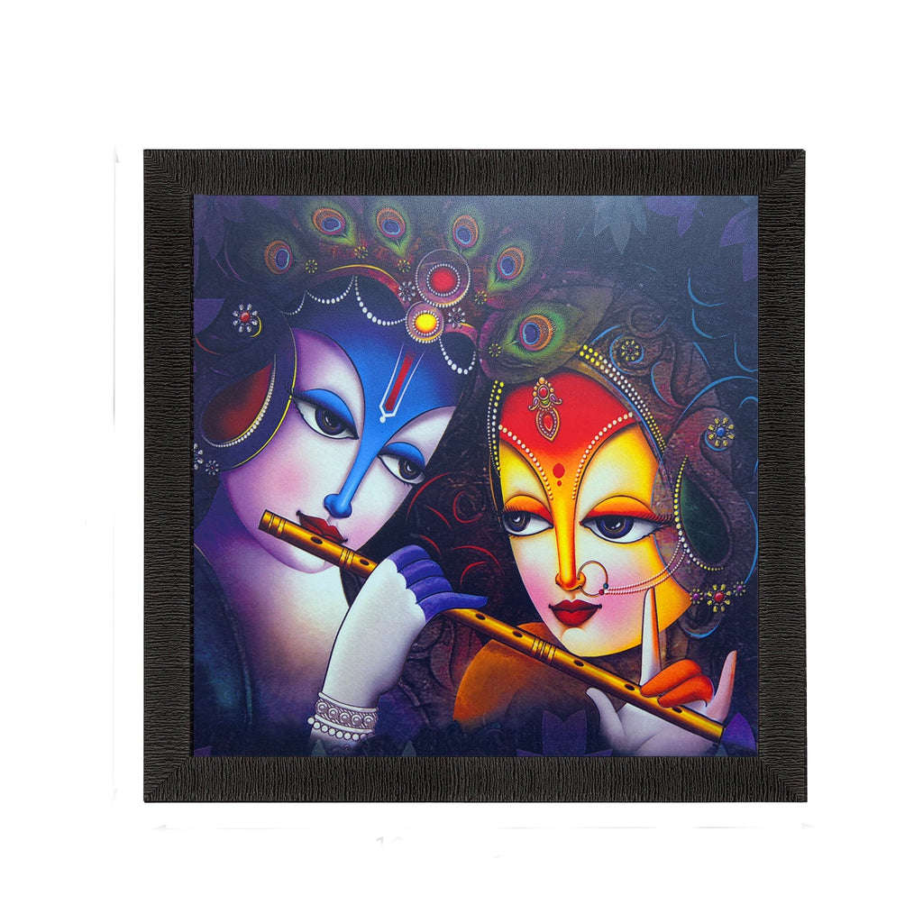 Lord Radha Krishna Painting Digital Printed Religious Wall Art Kafalo