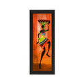 Colorful Tribal Woman Satin Matt Texture UV Art Painting Kafalo