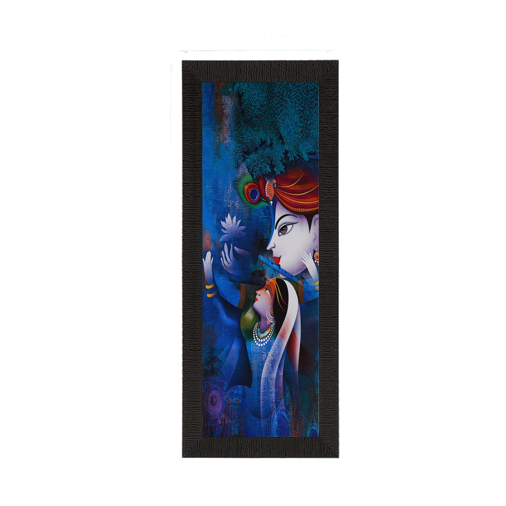 Radha Krishna Painting Digital Printed Religious Wall Art Kafalo