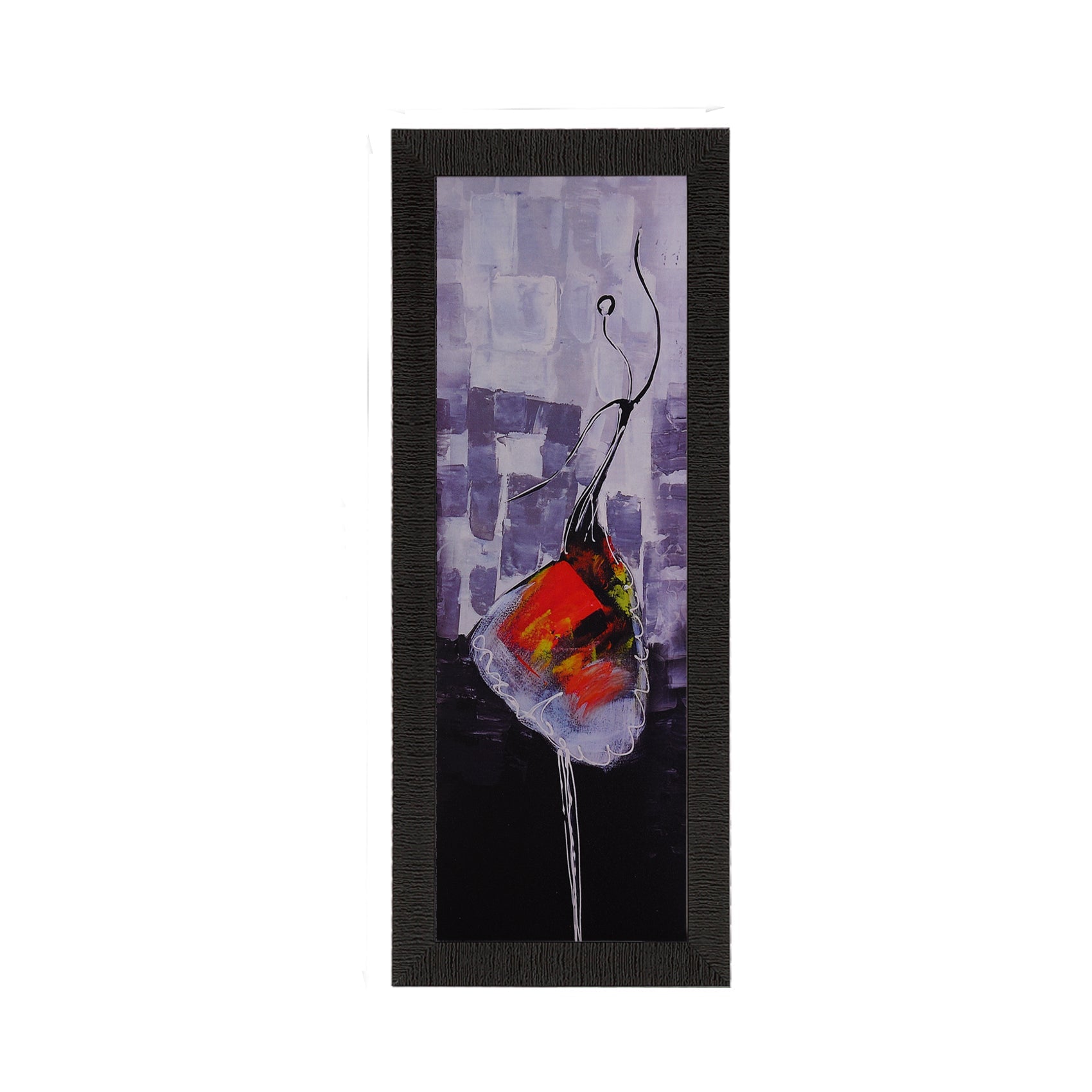 Colorful Dancing Girl Satin Matt Texture UV Art Painting Kafalo
