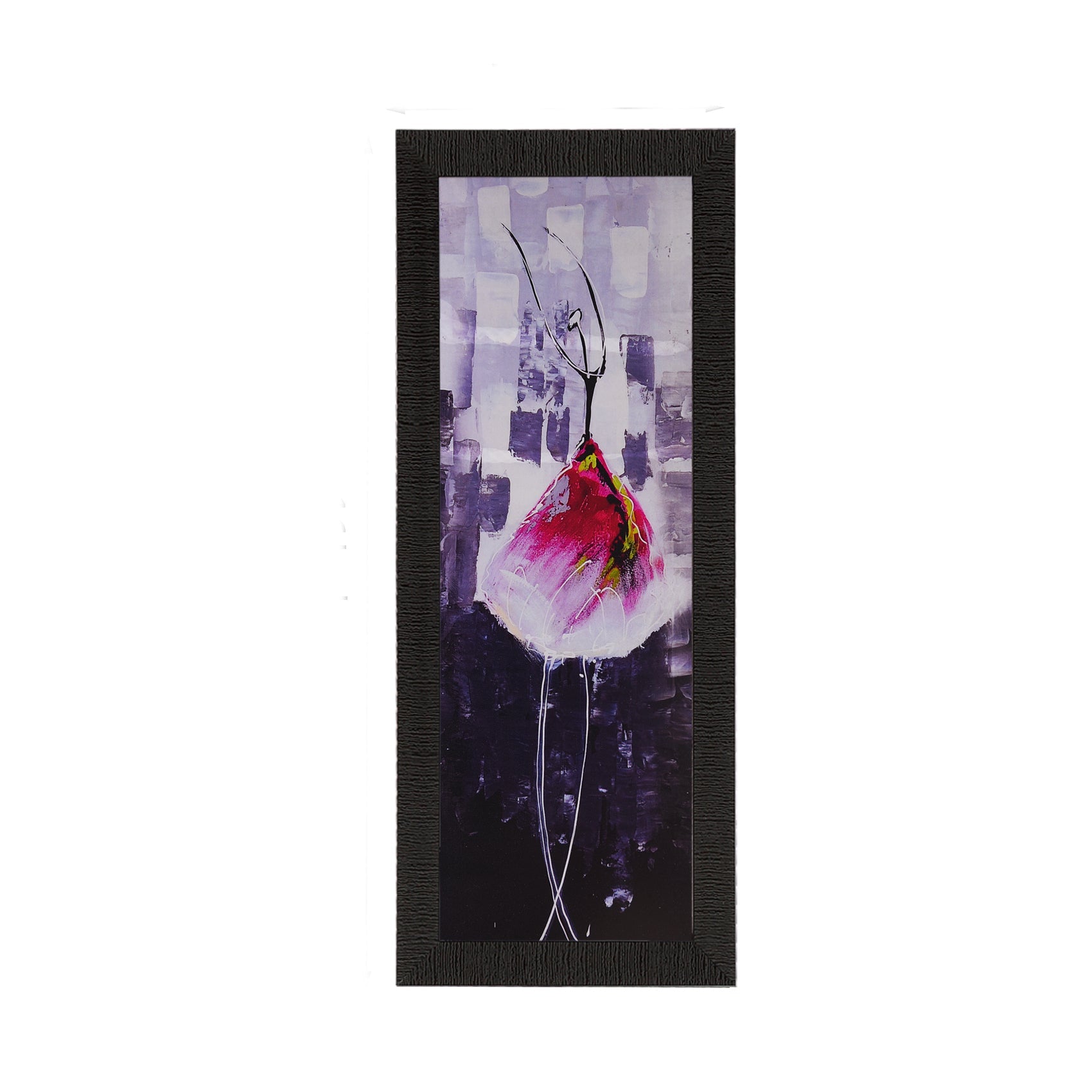 Dancing Girl In Pink Satin Matt Texture UV Art Painting Kafalo