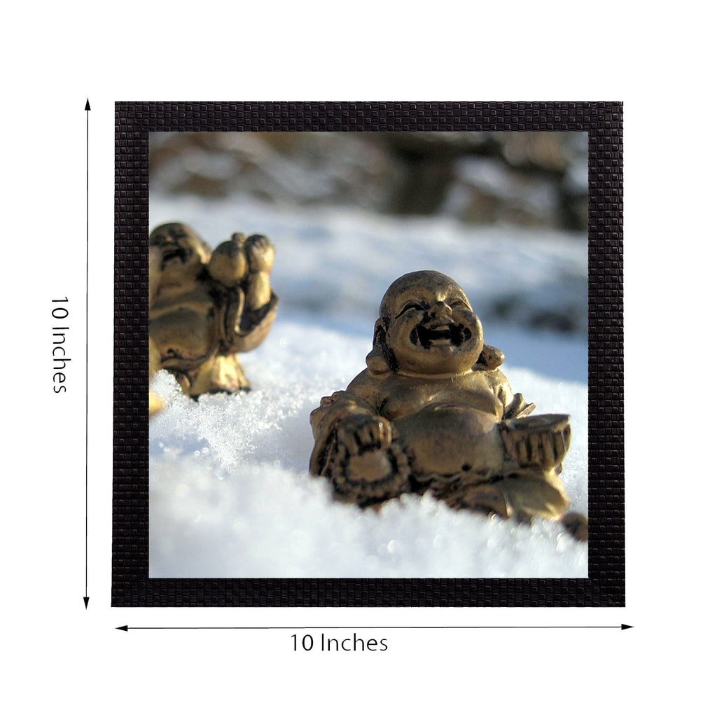Laughing Buddha Satin Matt Texture UV Art Painting Kafalo