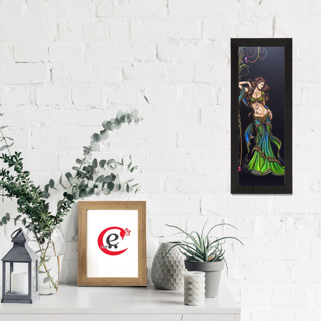 Beautiful Woman Satin Matt Texture UV Art Painting Kafalo