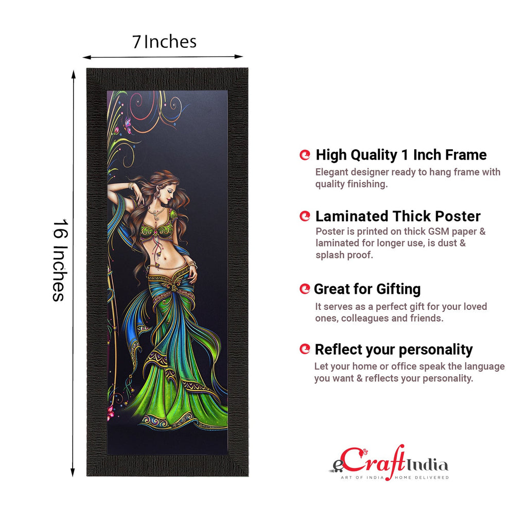 Beautiful Woman Satin Matt Texture UV Art Painting Kafalo