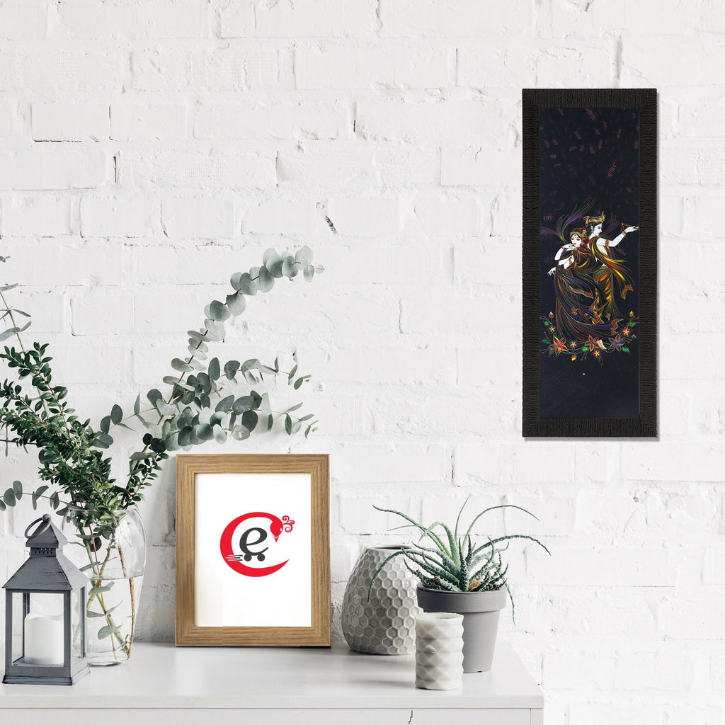 Radha Krishna Painting Digital Printed Wall Art Kafalo