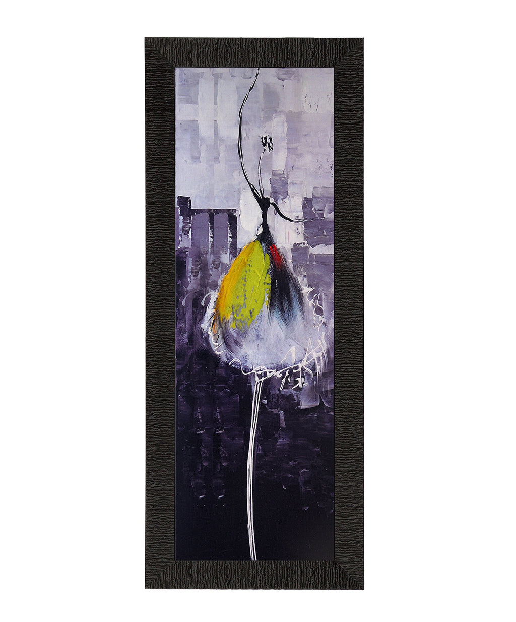 Yellow Dancing Girl Satin Matt Texture UV Art Painting Kafalo