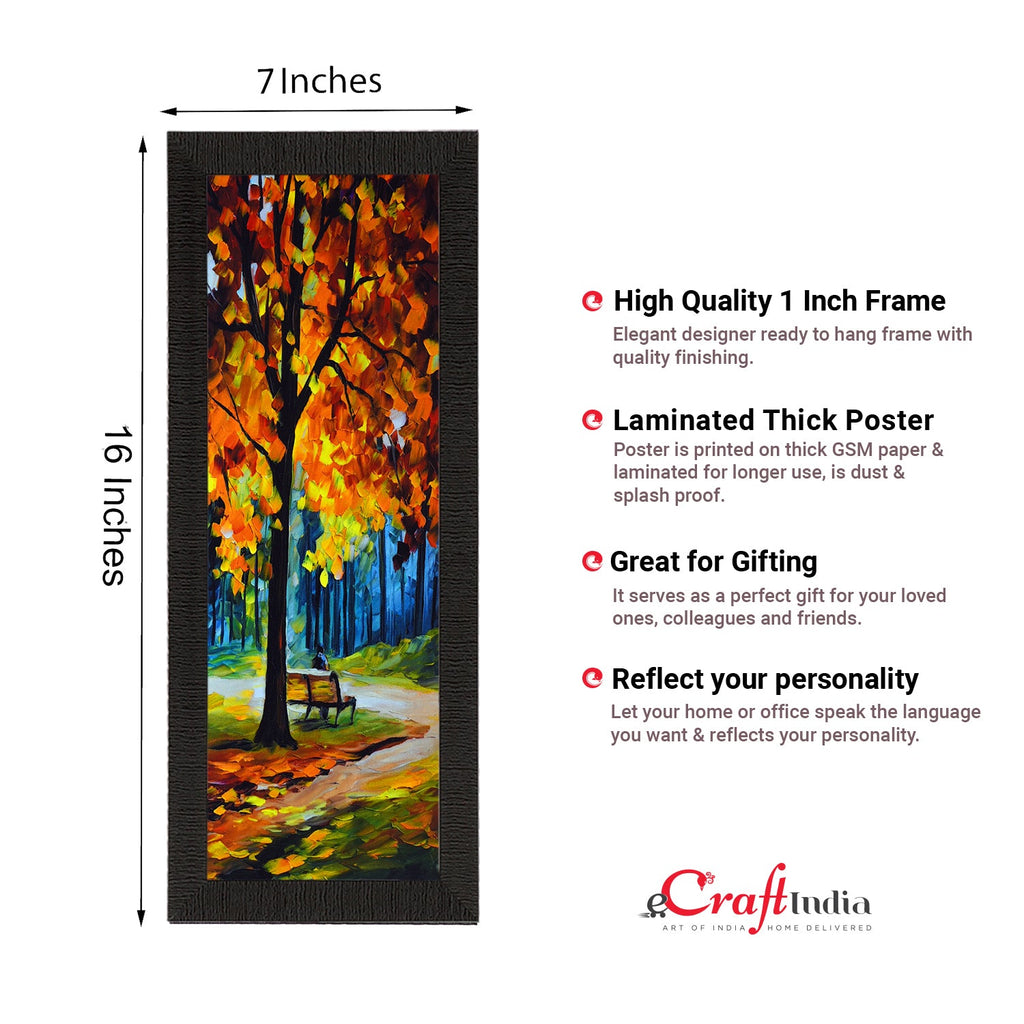 Scenic view Satin Matt Texture UV Art Painting Kafalo