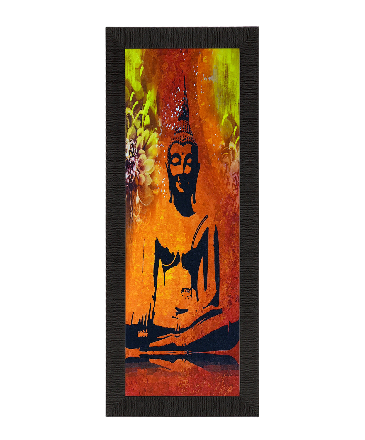 Lord Buddha Painting Digital Printed Religious Wall Art Kafalo