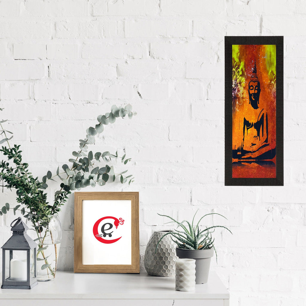 Lord Buddha Painting Digital Printed Religious Wall Art Kafalo