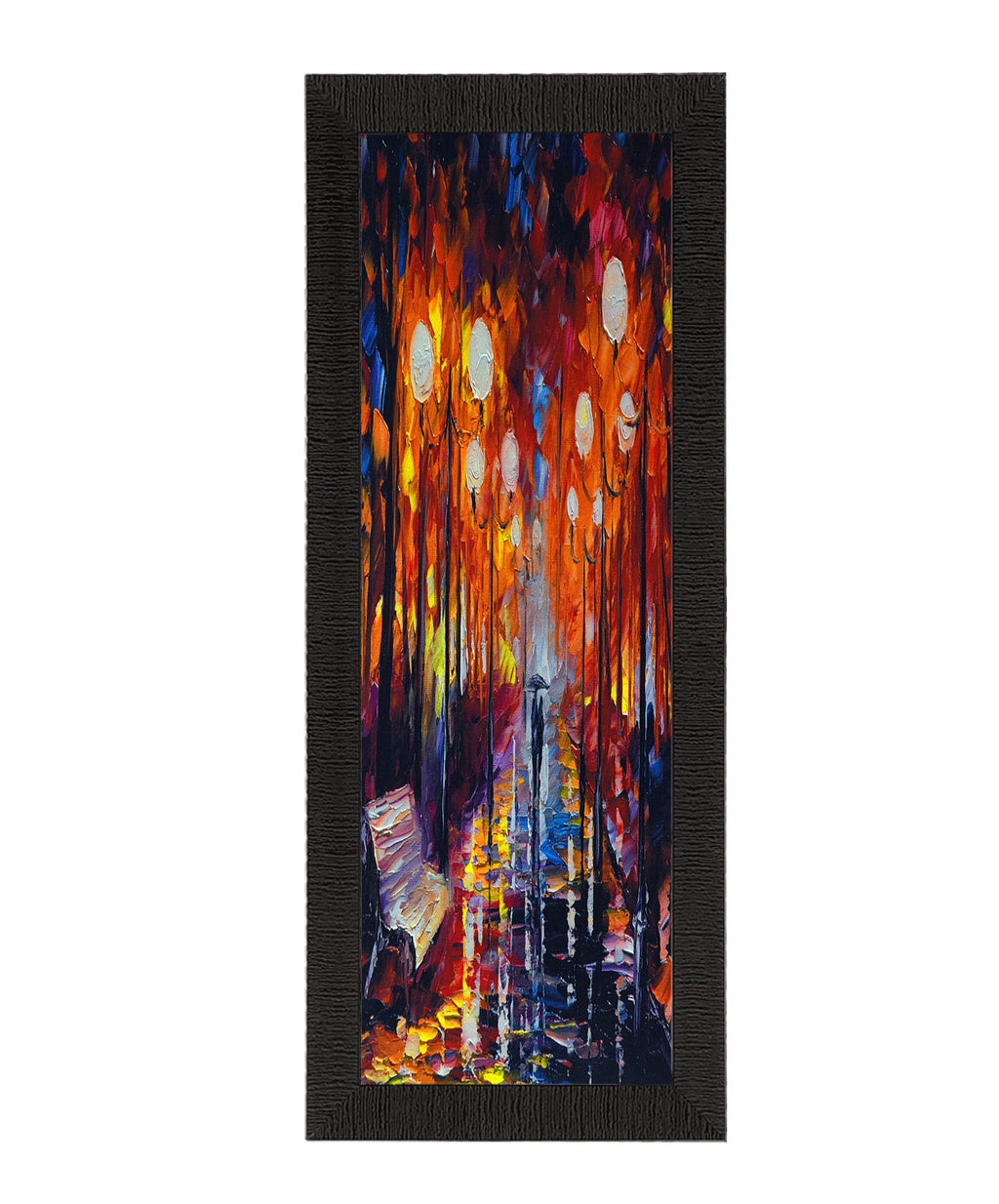 Colorful Scenic Satin Matt Texture UV Art Painting Kafalo