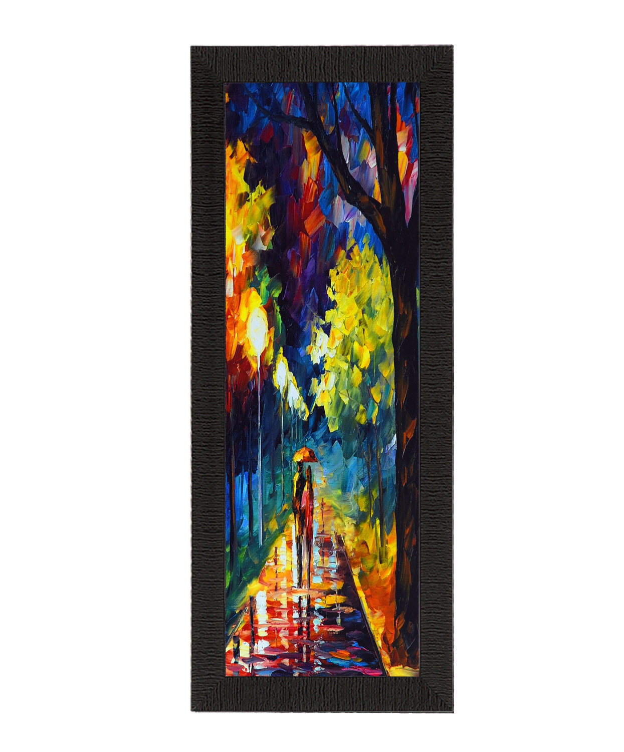 Scenic Night Satin Matt Texture UV Art Painting Kafalo