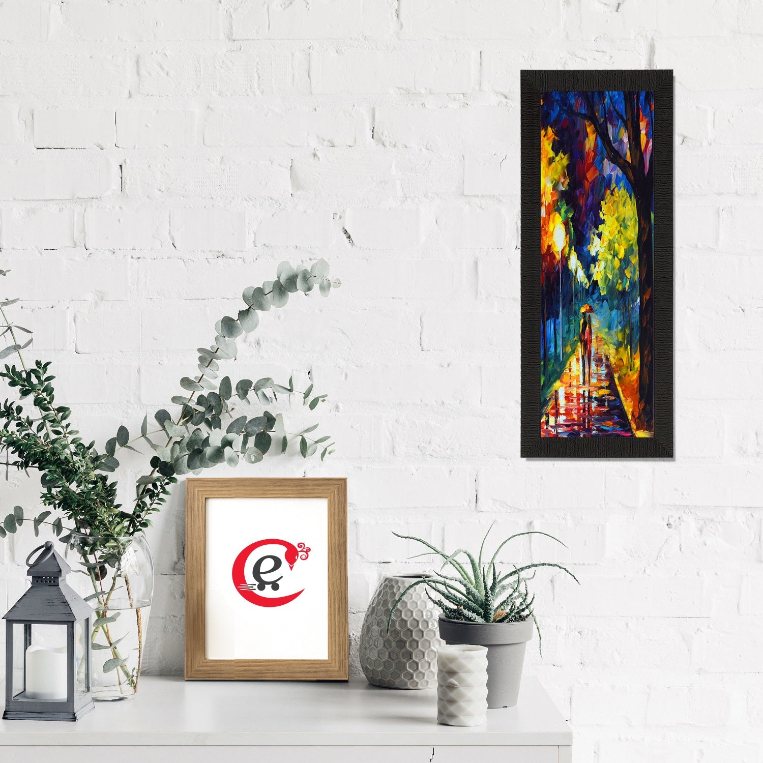 Scenic Night Satin Matt Texture UV Art Painting Kafalo