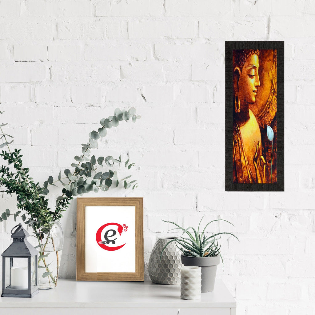 Lord Buddha Painting Digital Printed Religious Wall Art Kafalo