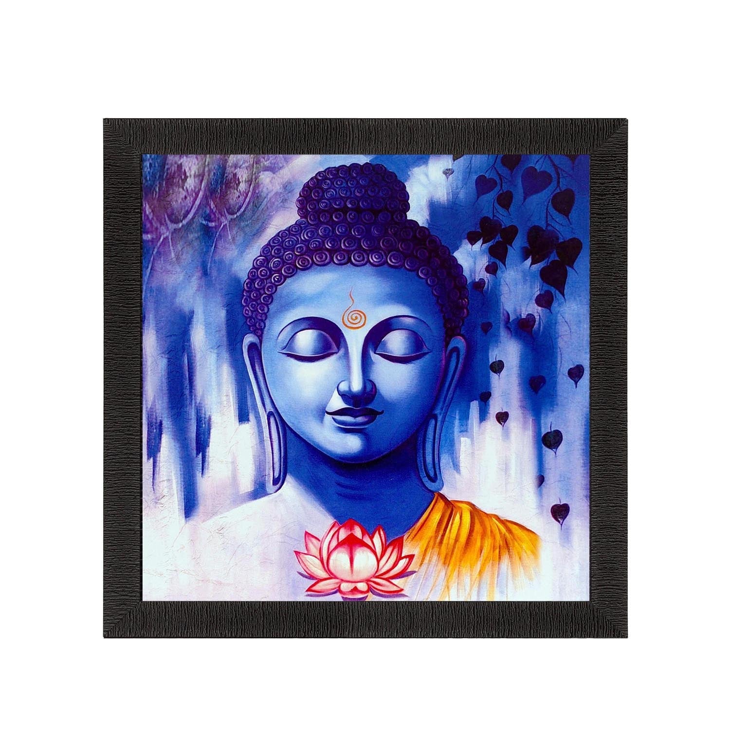 Lord Buddha Painting Digital Printed Religious Wall Art Kafalo