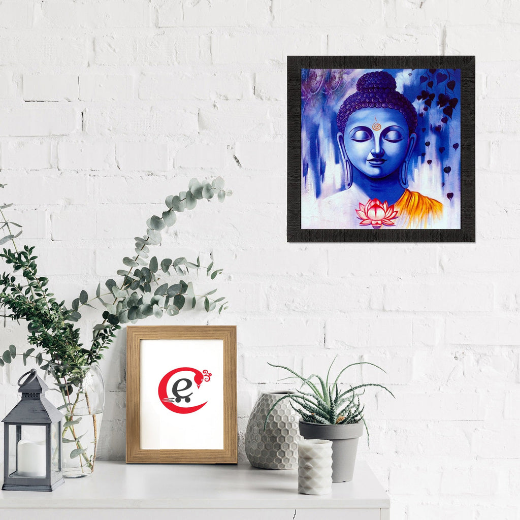 Lord Buddha Painting Digital Printed Religious Wall Art Kafalo