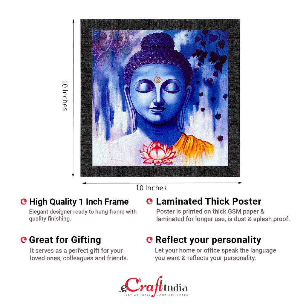 Lord Buddha Painting Digital Printed Religious Wall Art Kafalo