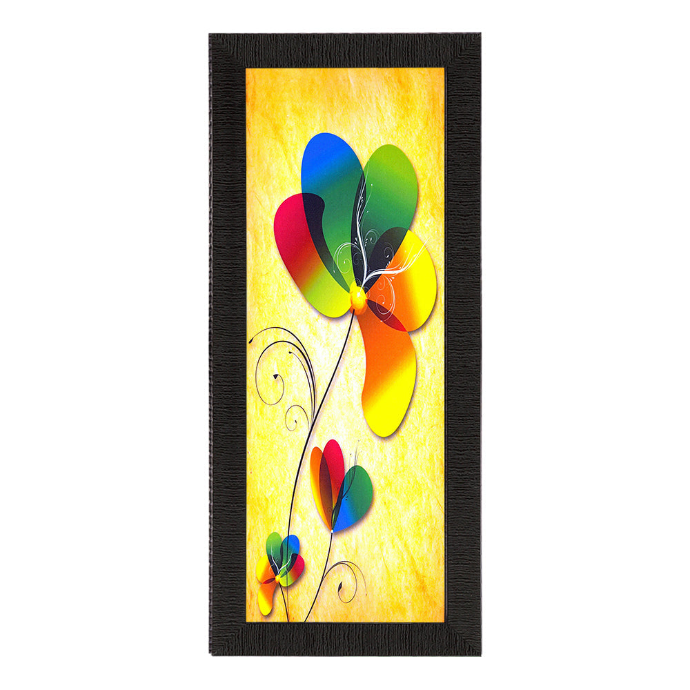 Abstract Colorful Flower Satin Matt Texture UV Art Painting Kafalo