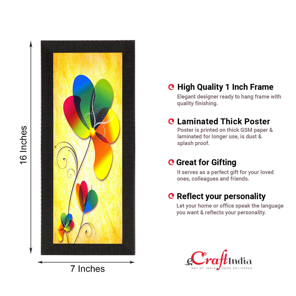 Abstract Colorful Flower Satin Matt Texture UV Art Painting Kafalo