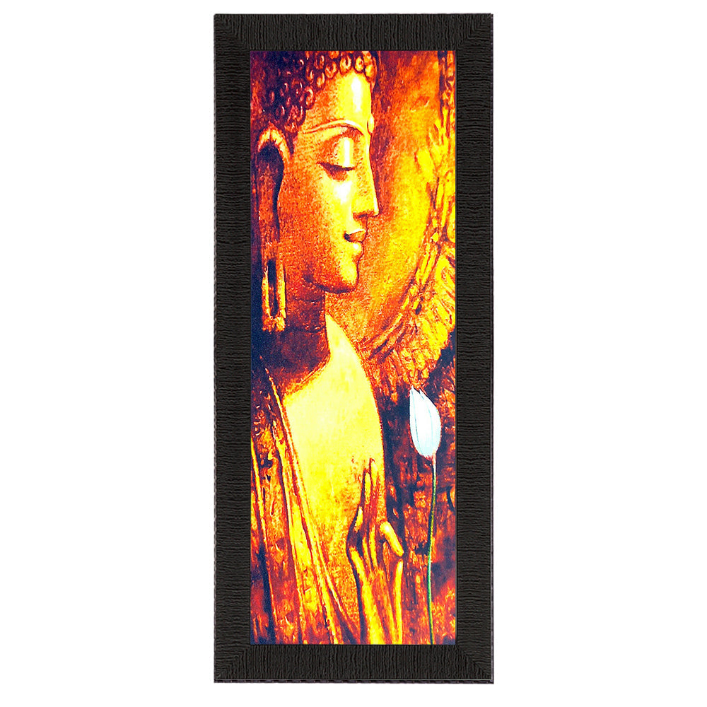 Lord Buddha Painting Digital Printed Religious Wall Art Kafalo
