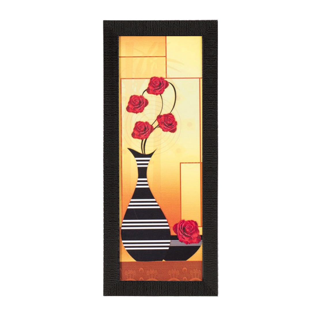 Abstract Striped Vase Satin Matt Texture UV Art Painting Kafalo