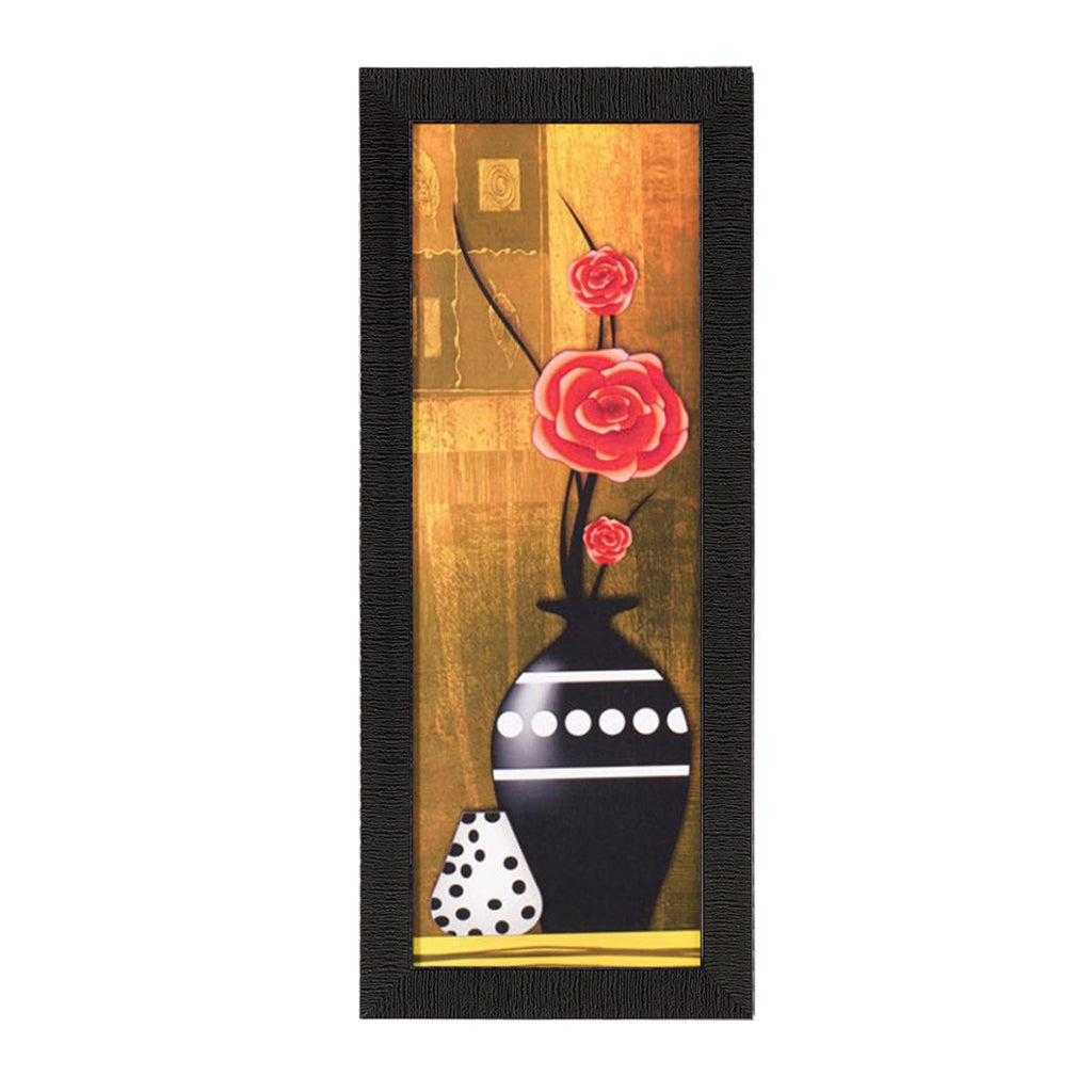 Abstract Vase & Flower Satin Matt Texture UV Art Painting Kafalo