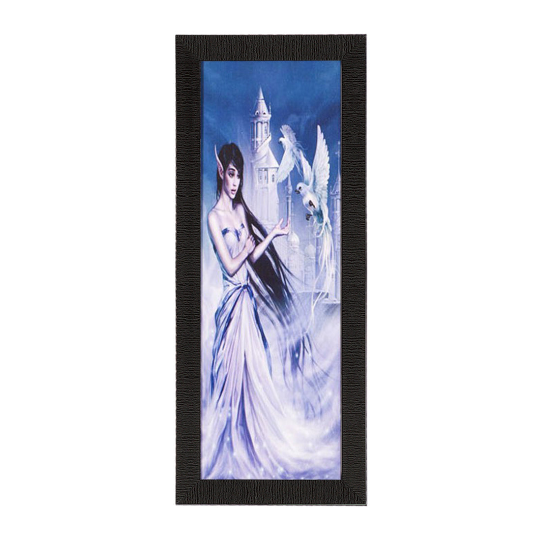 Angel Woman Satin Matt Texture UV Art Painting Kafalo